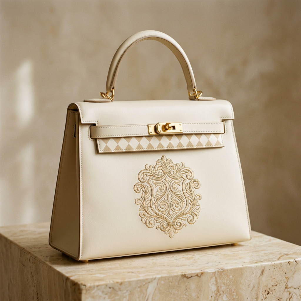 The Garden Bag in Magnolia Cream · Miss Spice Gold
